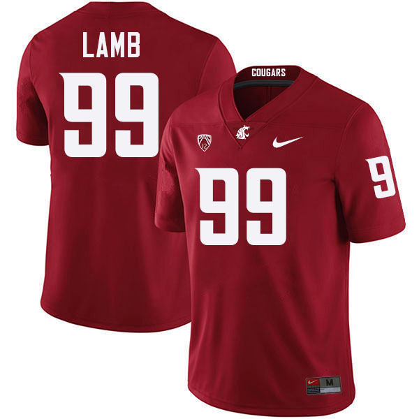 Bryson Lamb WSU Cougars Jersey.Washington State Cougars #99 Bryson Lamb Jersey Youth-Crimson